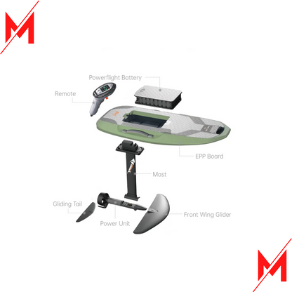 Waydoo Flyer Evo Lite – Ván lướt sóng điện tử hydrofoil gọn nhẹ, dễ làm chủ cho người mới